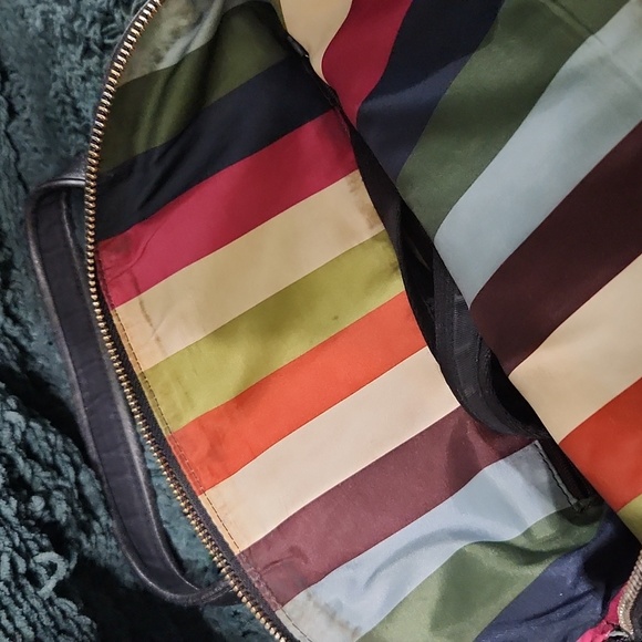 Coach Poppy Black Shimmer Convertible Crossbody - Picture 8 of 16